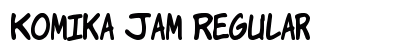 Komika Jam Regular Font Preview