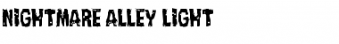 Nightmare Alley Light Light Font