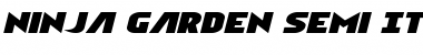 Download Ninja Garden Semi-Italic Font