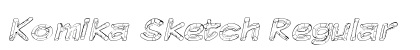 Komika Sketch Regular Font Preview