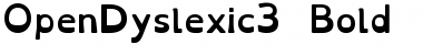OpenDyslexic3 Bold Font