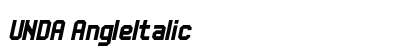UNDA AngleItalic font free download