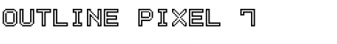 Outline Pixel7 Regular Font