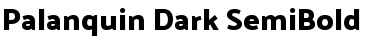 Download Palanquin Dark SemiBold Font