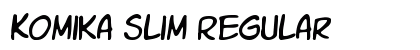 Komika Slim Regular Preview