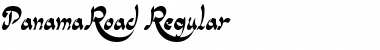 Panama Road Regular Font