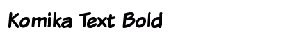 Komika Text Bold Preview