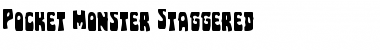 Pocket Monster Staggered Regular Font