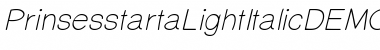 PrinsesstartaDEMO LightItalic