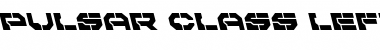 Pulsar Class Leftalic Italic Font