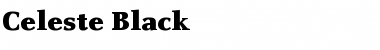 Celeste-Black Regular Font