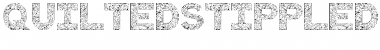 QuiltedStippled Regular Font