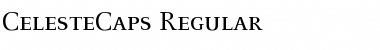 CelesteCaps Regular Font