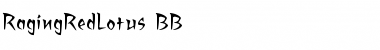 RagingRedLotus BB Regular Font