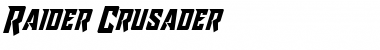 Raider Crusader Font