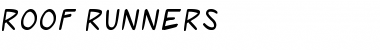 Roof Runners Regular Font