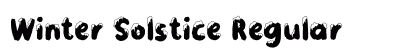 Winter Solstice Regular font free download