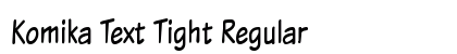 Komika Text Tight Regular Preview