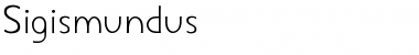 Sigismundus Regular Font