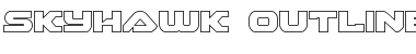 Skyhawk Outline Regular Font