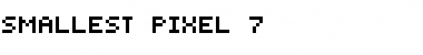 Download Smallest Pixel-7 Font