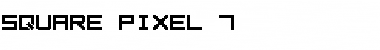 Square Pixel7 Regular Font