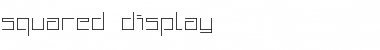 Squared Display Regular Font