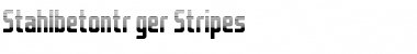 Stahlbeton Stahlbetontrʧer-Stripes Font