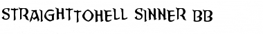 Download StraightToHell Sinner BB Font