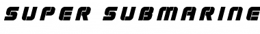 Download Super Submarine Title Italic Font
