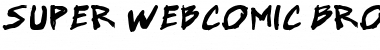 Super Webcomic Bros. Bold Italic