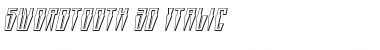 Download Swordtooth 3D Italic Font