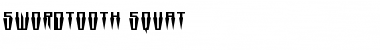 Swordtooth Squat Regular Font