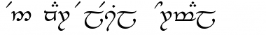 Tengwar-Elesil Normal Font