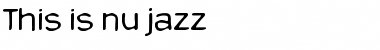 This is nu jazz Regular Font