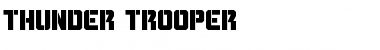 Thunder Trooper Regular Font