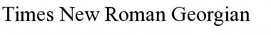 Times New Roman Georgian Regular Font