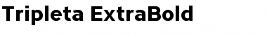 Tripleta ExtraBold Font