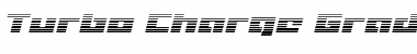 Turbo Charge Gradient Italic Italic Font