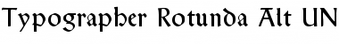 Download Typographer Rotunda Alt UNZ1 Font