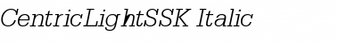 CentricLightSSK Font