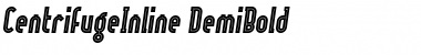 CentrifugeInline DemiBold Font