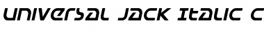 Universal Jack Italic Font