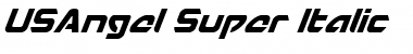 Download USAngel Super-Italic Font