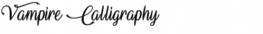 Vampire Calligraphy Regular Font