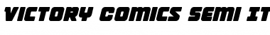 Victory Comics Semi-Italic Semi-Italic Font