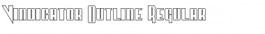 Vindicator Outline Regular Font