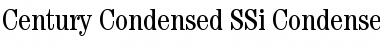 Century Condensed SSi Condensed