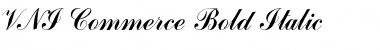 VNI-Commerce Bold-Italic Font