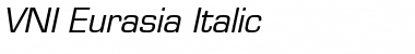 VNI-Eurasia Italic Font